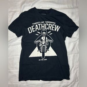 Ruckus men’s black t shirt small Death Crew
